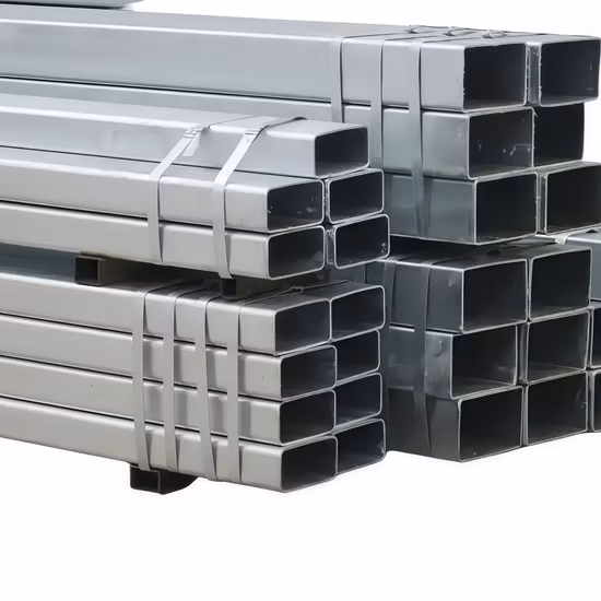 Gi Hohlprofil En10025 ASTM A500 Q235 Ss400 25*25 30*30 40*40 100*100 mit 11 Jahren Herstellungsfabrik